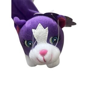 Lisa Frank Playtime Kittens Cat Pencil Pen Pouch Bag Zip New With Tags Purple